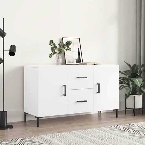  Komoda bijela 100x36x60 cm od konstruiranog drva Cijene