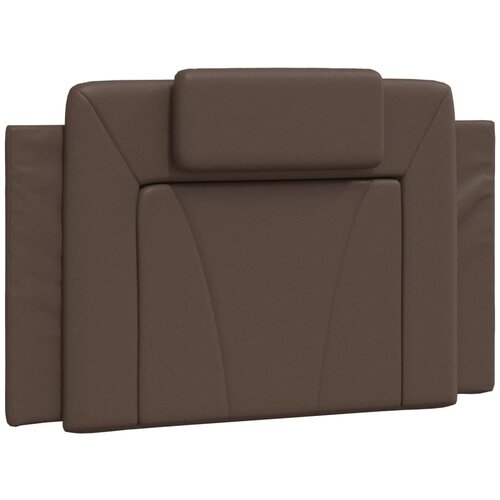 VidaXL Vzglavna stranica rjava 90 cm umetno usnje, (21048566) Slike