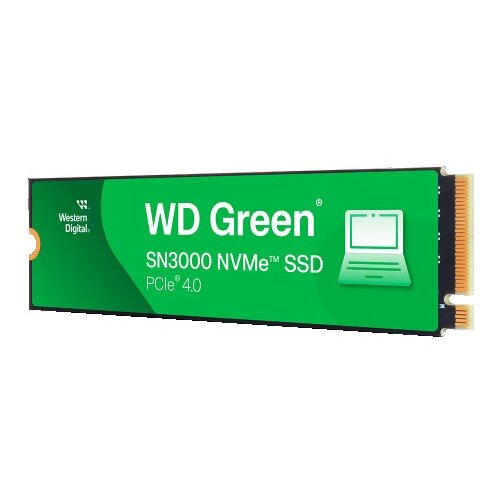Western Digital Green SN3000 NVMe M.2 2280, 2TB, PCIe Gen4x4 SSD ( WDS200T4G0E-00CPS0 ) Cene