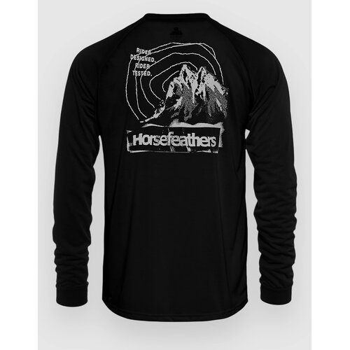 Horsefeathers Majica Shank Ls T-Shirt Black XL Slike