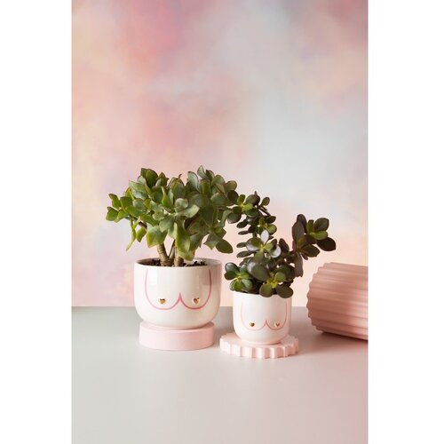 Sass &amp;amp; Belle Keramičen okrasni cvetlični lonec &amp;oslash; 8 cm Girl Power &amp;ndash; Slike
