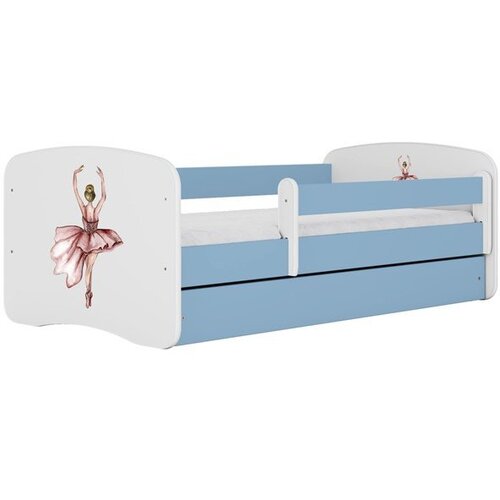 HAPPYKIDS Dječji krevet Dreamy balerina 160x80 sa madracem bez ladice Plava Cene