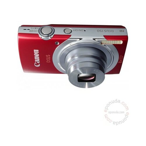 Canon IXUS 150 - crveni digitalni fotoaparat Slike