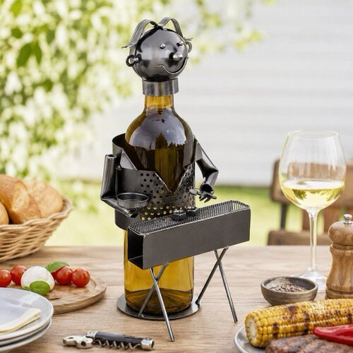 Metalni stalak za vino majstor ro&amp;scaron;tilja Slike