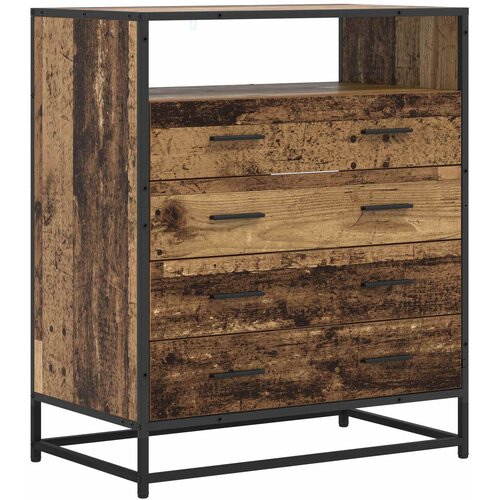  Ormar s ladicama 4-Ladica Staro drvo 70 x 41 x 83,5 cm Cene