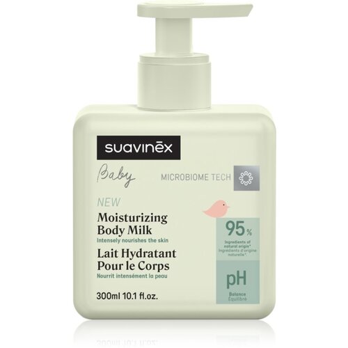 Suavinex Baby Moisturizing Body Milk vlažilni losjon za telo za otroke od rojstva 300 ml Slike