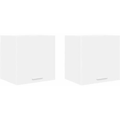  ormarić 2 pcs Bijelo 40 x 31 x 40 cm Konstruirano drvo Slike