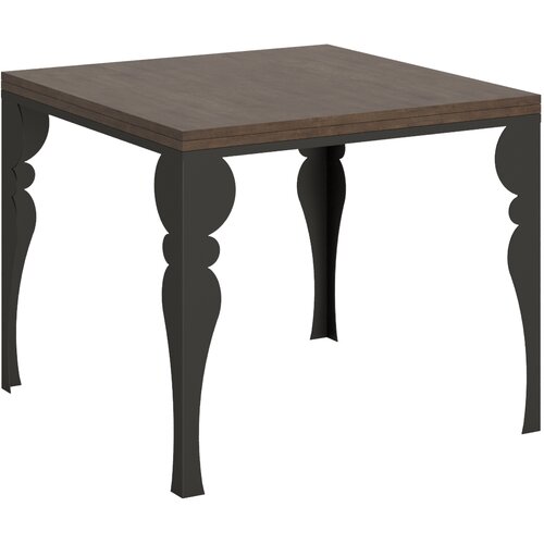 Itamoby &amp;nbsp; Paxon Libra (90x90/180 cm) - oreh, barva nog: antracit - preklopna jedilna miza, (20842046) Slike