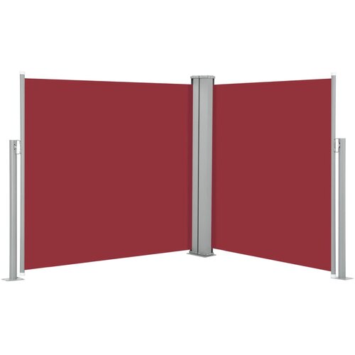 vidaXL uvlačiva bočna tenda 100 x 600 cm crvena Cene