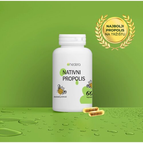Hedera Nativni Propolis, 100% prirodno rje&scaron;enje za jači imunitet, 60 kapsula Cijene