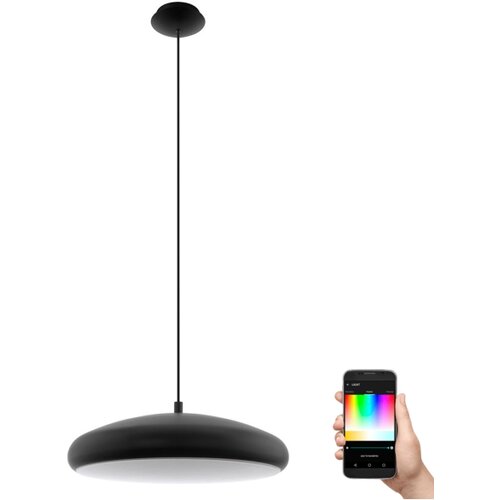 Eglo 33328 - led rgbw prigu&amp;scaron;iva luster na sajli riodeva-c LED/27W/230V crna Slike
