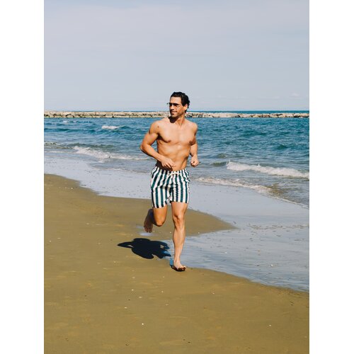 Reserved Prugaste kratke hlače za plažu - zelena Cijene