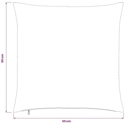  Presvlaka za jastuk 6 pcs ALMELO Krem 55 x 55 cm Kord - Krem 55 x 55 cm 6 Cijene