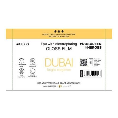 Celly 50 komada-ProFilmPro Glossy transparentna sjajna folija Slike