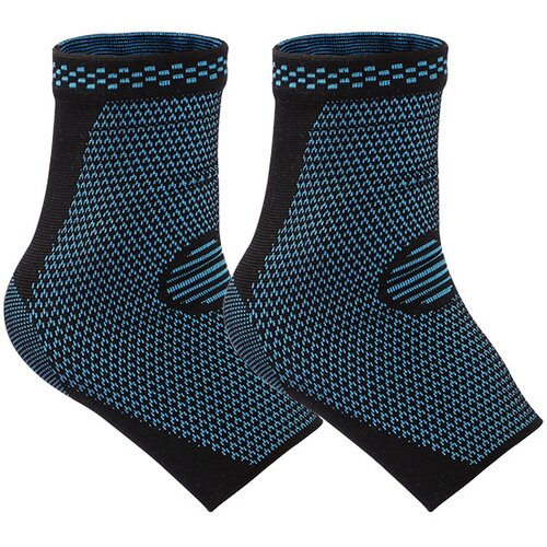INF Uniseks bakreni rokav za oporo gležnja Black+Blue M, (21748621) Cene