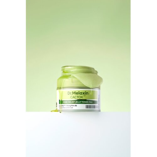 Dr. Melaxin Cactox Pore Relief Jelly Toner Pad blazinice natopljene tonerom za zaglađivanje kože lica i smanjenje pora 60 kom Slike