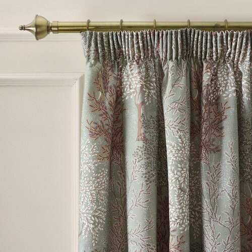 Catherine Lansfield Zelene zavjese u setu 2 kom 168x183 cm Woodland Trees &amp;ndash; Slike
