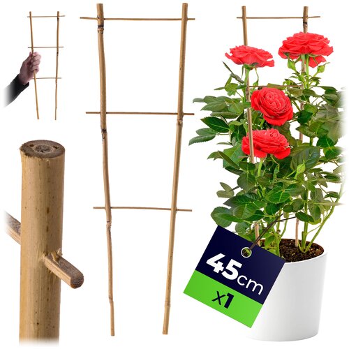 KADAX Bambusova lestev za oporo rastlin 45 cm za rože, dvojna opora, (5000362458) Cene