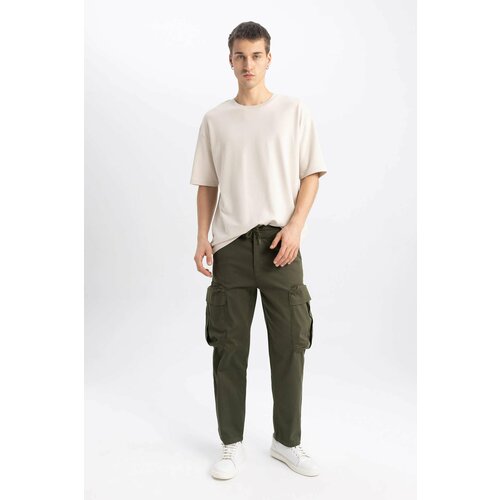 Defacto Rustic Loose Fit Cargo Pocket Trousers Cene