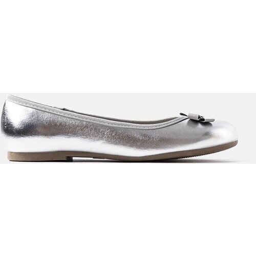 Gemre Silver lacquered ballet flats Fedro Cene