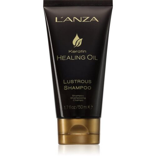 L&amp;#039;anza Keratin Healing Oil Lustrous Shampoo revitalizacijski &amp;scaron;ampon za po&amp;scaron;kodovane lase 50 ml Slike