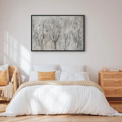 Slika - Singing in the Forest (1 Part) Wide 90x60 U crnom drvenom okviru Cene