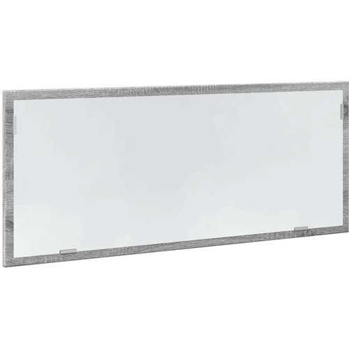 VidaXL LED kupaonsko ogledalo sivo Sonoma 100x8,5x37 cm izrađeno drvo Slike