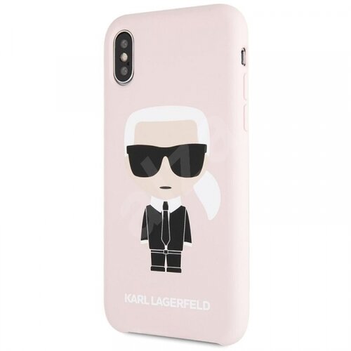 Karl Lagerfeld originalen ovitek klhcpxslfkpi za iphone xs roza silikonska za&amp;scaron;čita - full body iconic Slike