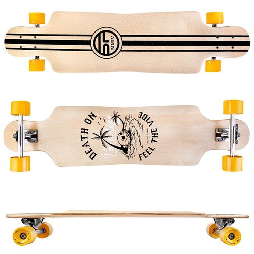 Spokey LONGBAY Longboard 94 x 23.5 cm, ABEC7 Slike