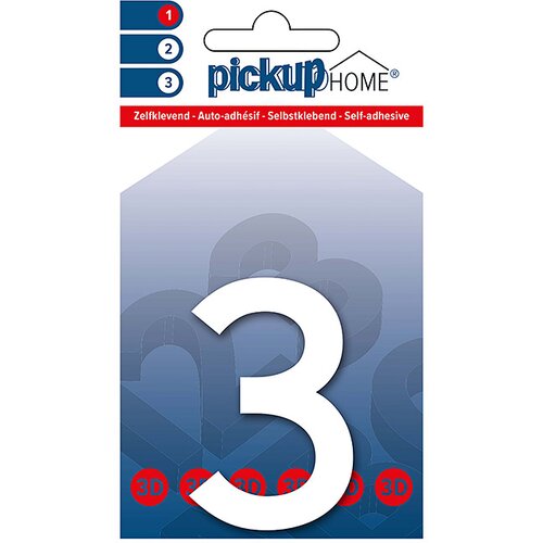 Rio Številka Pickup 3D Home Rio (Motiv: 3, višina: 6 cm, bele barve) Cene