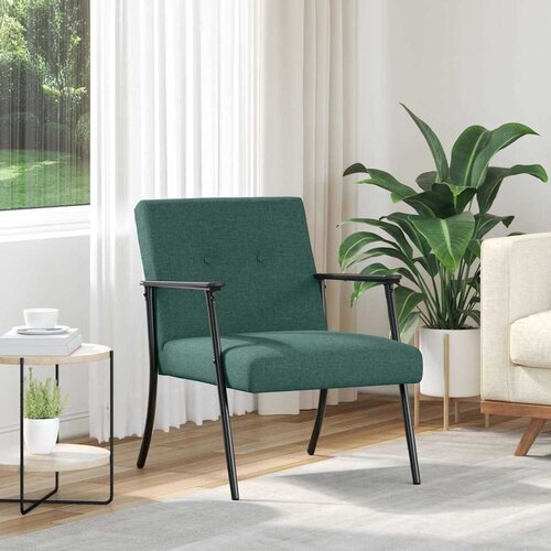 vidaXL fotelja Tamnozelena 59 x 75 x 78 cm tkanina Cijene