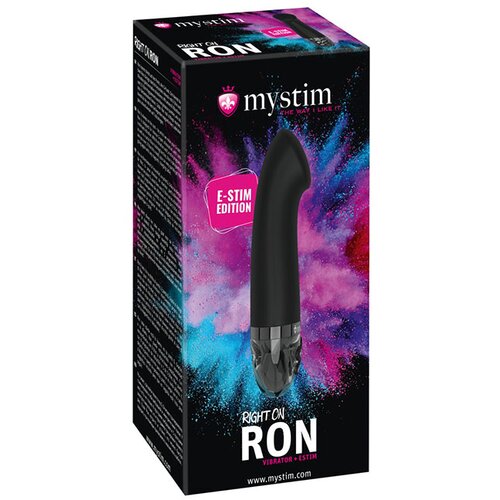 Mystim Right on Ron eStim Vibrator Black Slike