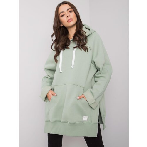 RUE PARIS Sweatshirt-RV-BL-7371.00P-pistachio Cene
