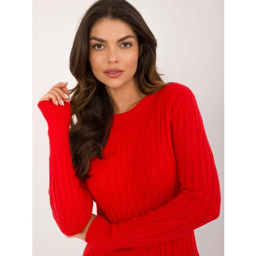 Fashion Hunters Light red classic sweater