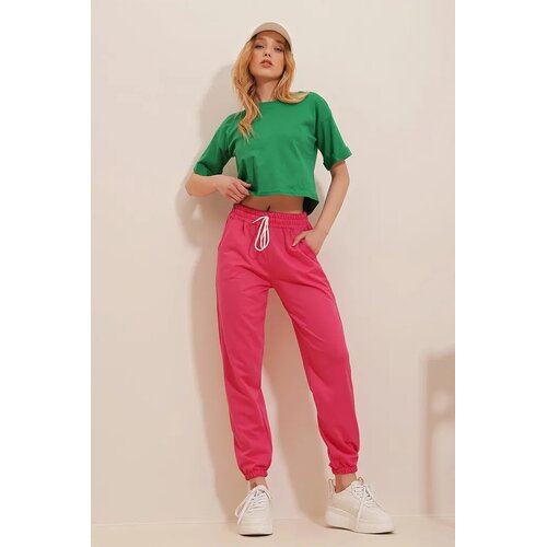 Trend Alacati Stili Ženska trenerka Alc-X5902, Roze Slike
