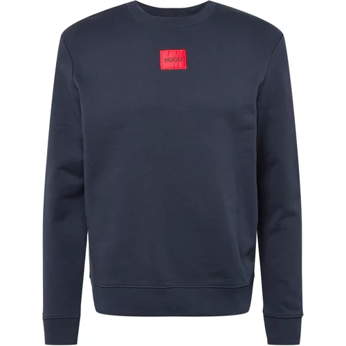 Hugo Sweater majica 'Diragol' mornarsko plava / svijetlocrvena
