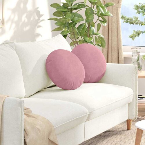  Jastučići za sjedenje 2 pcs Ružičasta &Oslash; 40 x 13 cm Bar&scaron;un Cijene