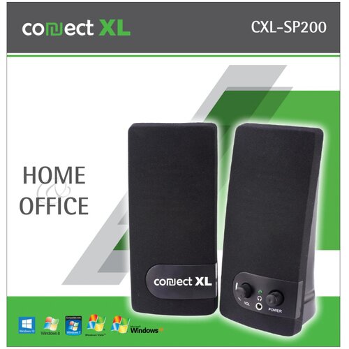 Connect Xl Zvučnik, set, 2.0, USB 5V, crna... Cijene
