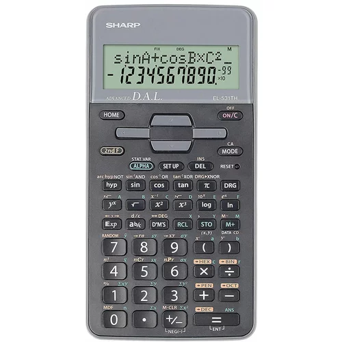 Sharp Tehnični kalkulator EL531THBGY, siv