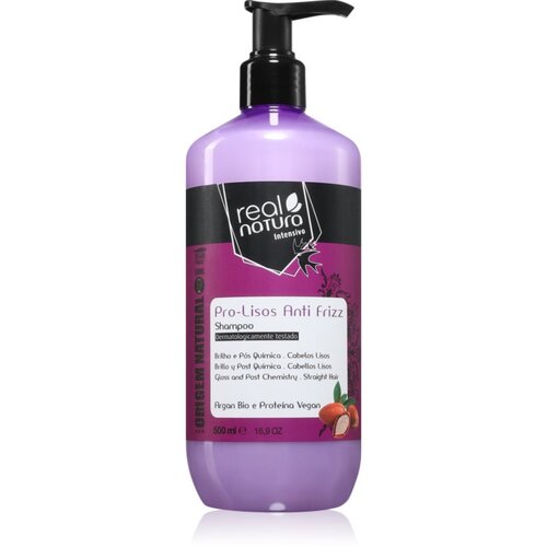 Real Natura Pro - Lisos Anti Frizz &amp;scaron;ampon proti krepastim lasem 500 ml Slike