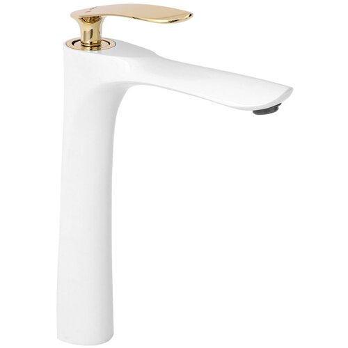 REA Bath REA miješalica za umivaonik orbit white gold visoka Cijene