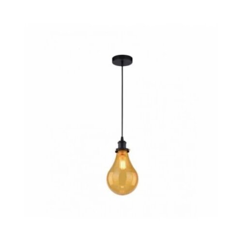 Rustik 118 VISILICA 1*E27 BLACK/YELLOW GLASS Cene