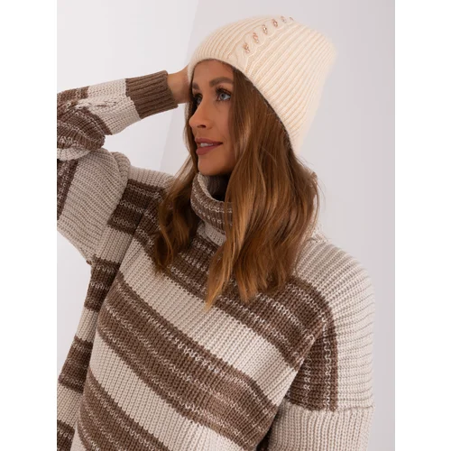 Wool Fashion Italia Cap-AT-CZ-2328.75-light beige