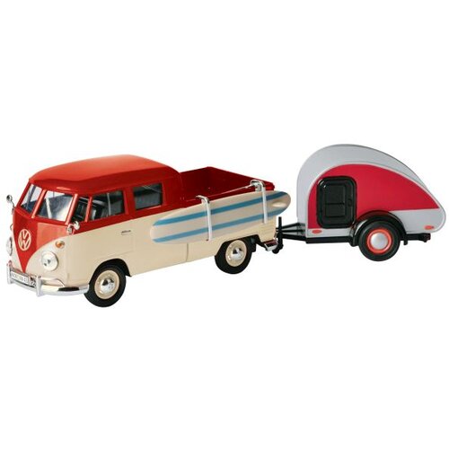  Metalni auto 1:24 volkswagen trailer surf pickup Cene