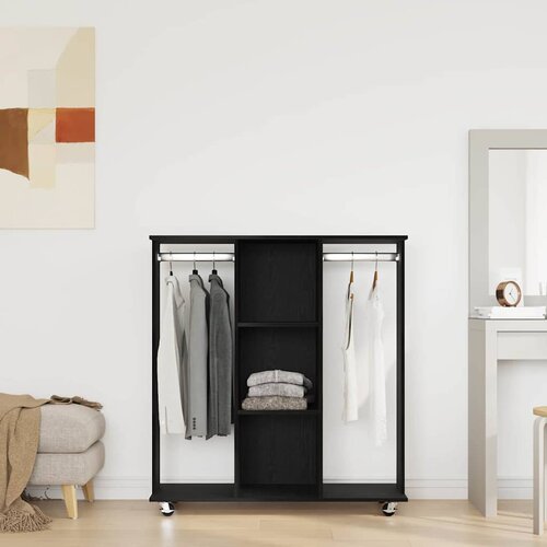  Ormar s policom Crni hrast 102 x 38 x 110 cm Konstruirano drvo Cijene