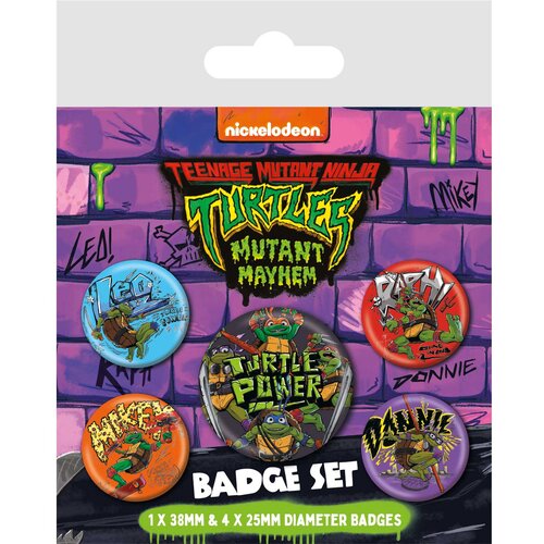 Pyramid Bedževi Teenage Mutant Ninja Turtles - Mutant Mayhem - Badge Pack Cene