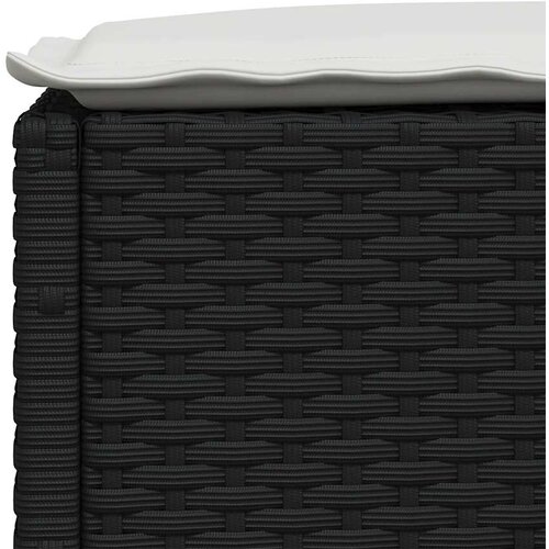  6-dijelni set vrtnih sofa s jastucima crni od poliratana Crna 63.5 x 56 x 32 cm Slike