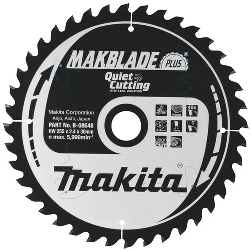 Makita TCT žagin list MAKBlade Plus 250mm B-08838
