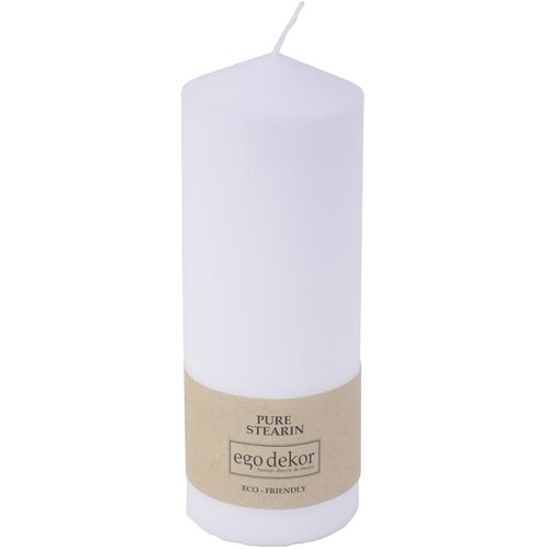Eco candles by Ego dekor Bela sveča Top, čas gorenja 30 h Cene