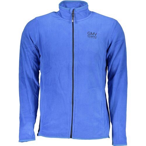 Gianmarco Venturi MEN&amp;amp;#39;S BLUE ZIP-UP SWEATSHIRT Slike